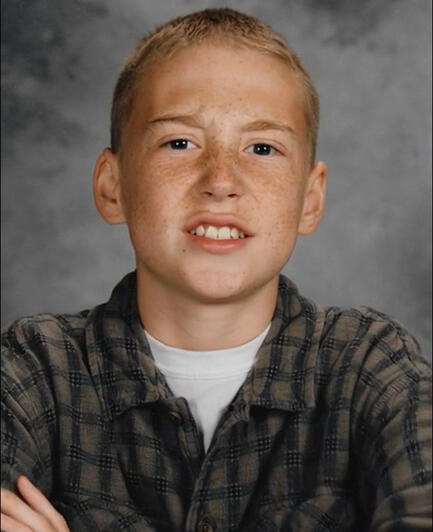 Matthew Brunken Boy's Camp, age 11