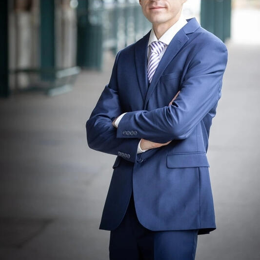 Mattt Brunken MBA Omaha Blue Suit